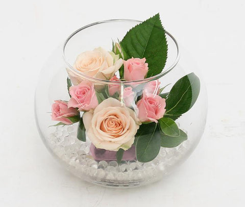 Get Well Flowers In A Bubble Vase