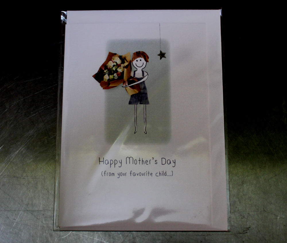 Happy Mothers Day (from your favourite child...) Gift Card