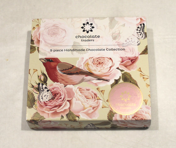 9 Piece Floral Bird Assortment Chocolate Traders NZ