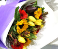 Bright & Funky Thank You Bouquet - Fresh Flowers Auckland