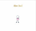 "Miss You!" Gift Card