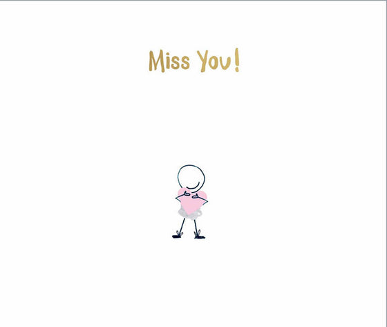 "Miss You!" Gift Card