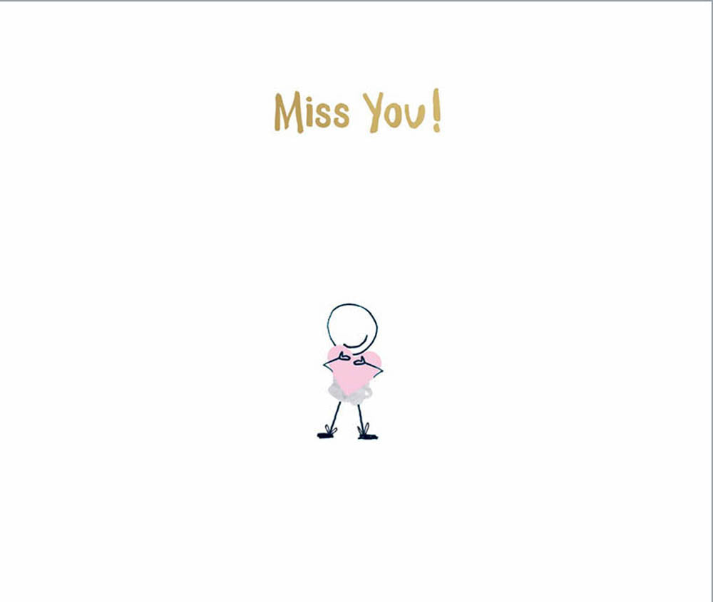"Miss You!" Gift Card