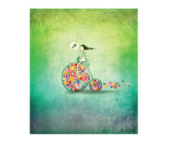 Flower Power Greeting Card - Add-On Gift Card Auckland