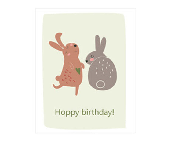 " Hoppy Birthday" Gift Card