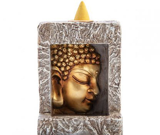 Framed Buddha Backflow Incense Burner Gift